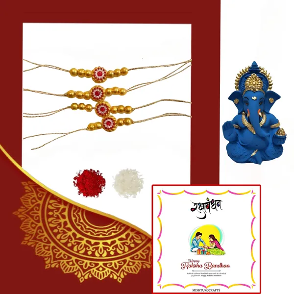 Blue_Assorted_Premium_&_Elegant_Rakhi_&_Showpiece_(Pack_Of_4)