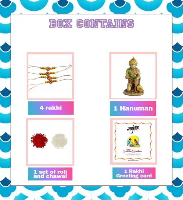 Bronze_Assorted_Premium_&_Elegant_Rakhi_&_Showpiece_(Pack_Of_4)