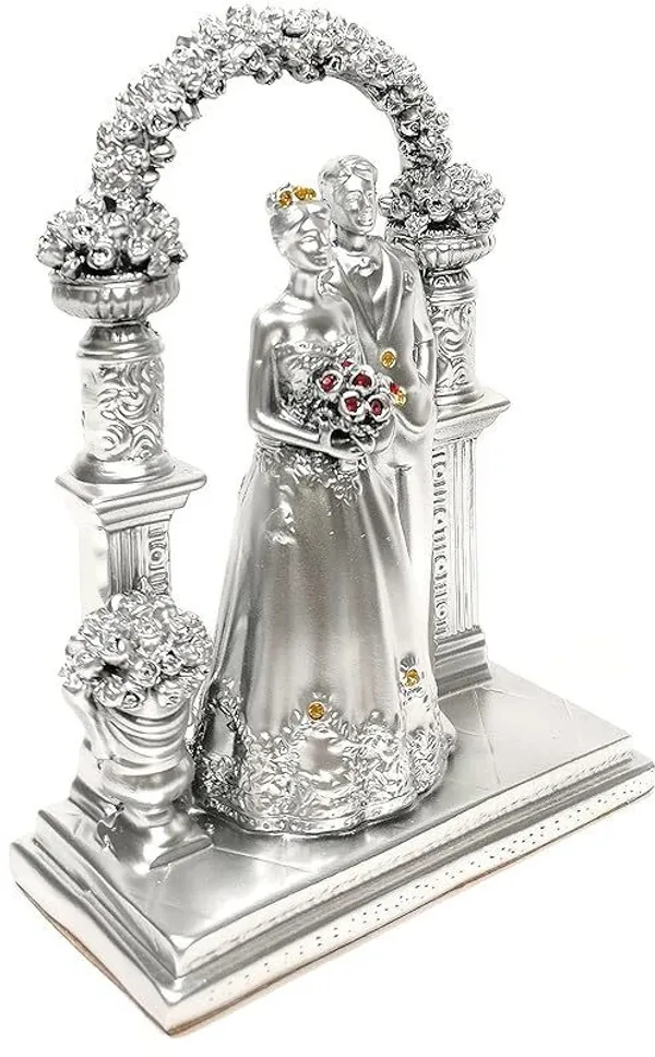 Silver_Resin_Premium_&_Elegant_Couple_Statue