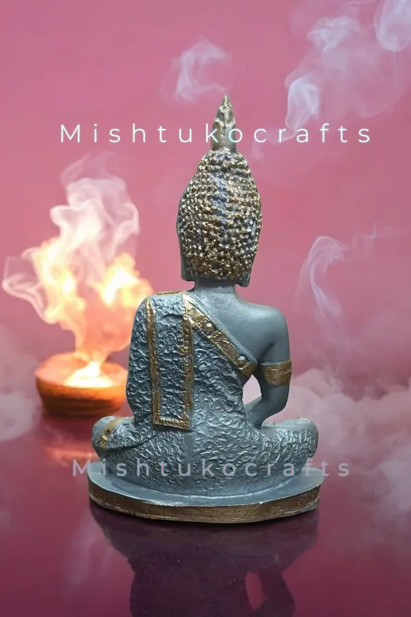 Silver_Resin_Premium_&_Elegant_Buddha_Statue