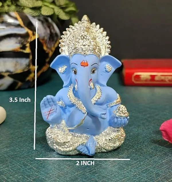 Light_Blue_Resin_Premium_&_Elegant_Ganesha_Statue