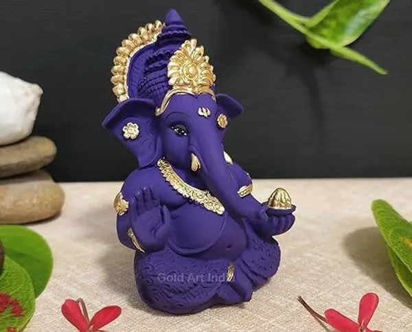 Purple_Resin_Premium_&_Elegant_Ganesha_Statue