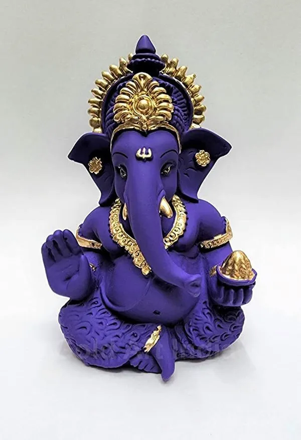 Purple_Resin_Premium_&_Elegant_Ganesha_Statue