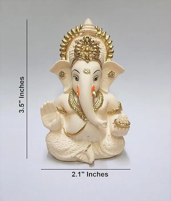 Peach_Resin_Premium_&_Elegant_Ganesha_Statue