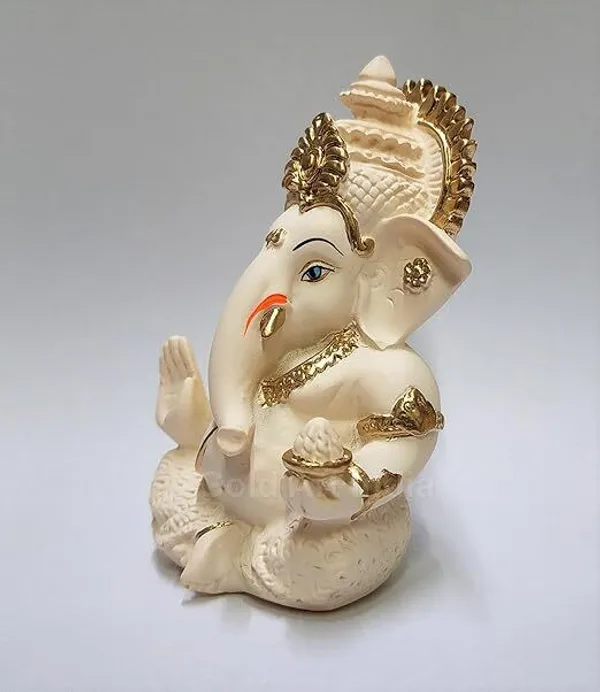 Peach_Resin_Premium_&_Elegant_Ganesha_Statue