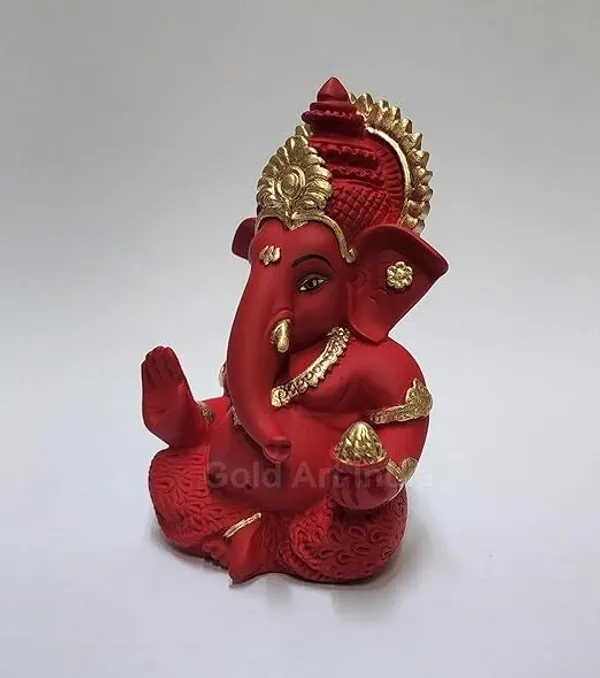 Red_Resin_Premium_&_Elegant_Ganesha_Statue