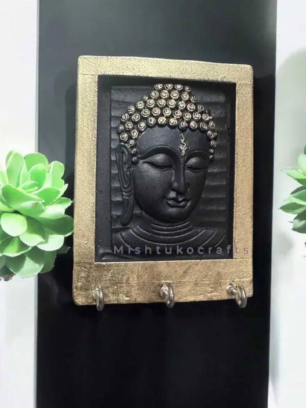 Black_&_Gold_Polyresin_Premium_&_Elegant_Key_Holder