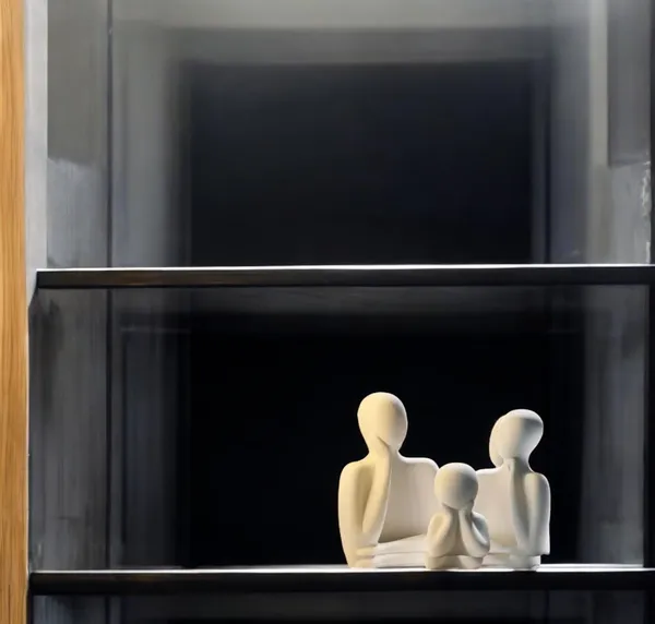 White_Resin_Premium_&_Elegant_Family_Statue