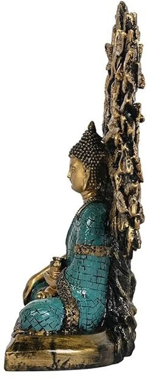 Gold_&_Green_Resin_Premium_&_Elegant_Buddha_Statue