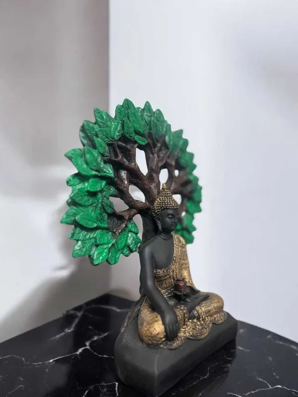 Black_&_Green_&_Gold_Resin_Premium_&_Elegant_Buddha_Statue