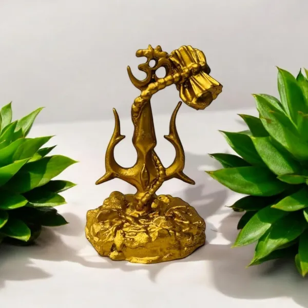 Gold_Resin_Premium_&_Elegant_Shiva_Trishul_Showpiece