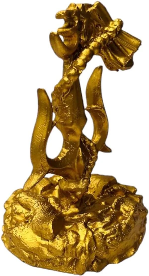 Gold_Resin_Premium_&_Elegant_Shiva_Trishul_Showpiece
