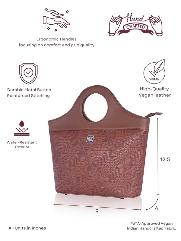 Copper_Basket_Women_Handcrafted_Designer_Handbag_For_Women_With_Adjustable_And_Detachable_Sling_Strap_|_Vegan_Leather_Handbag_|_Perfect_For_Everyday_Office
