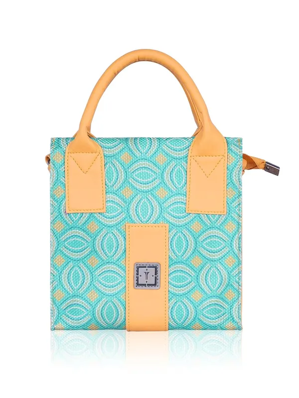 Aqua_Sunrise_Bold_Mini_Women_Premium_Jute_Box_Sling_Bag_|_Stylish_Party_Clutch_With_Card_&_Cash_Pockets_|_Elegant_Gift_For_Girls/Women