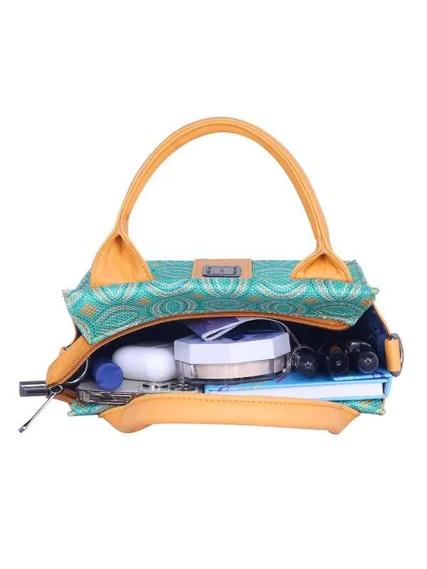 Aqua_Sunrise_Bold_Mini_Women_Premium_Jute_Box_Sling_Bag_|_Stylish_Party_Clutch_With_Card_&_Cash_Pockets_|_Elegant_Gift_For_Girls/Women