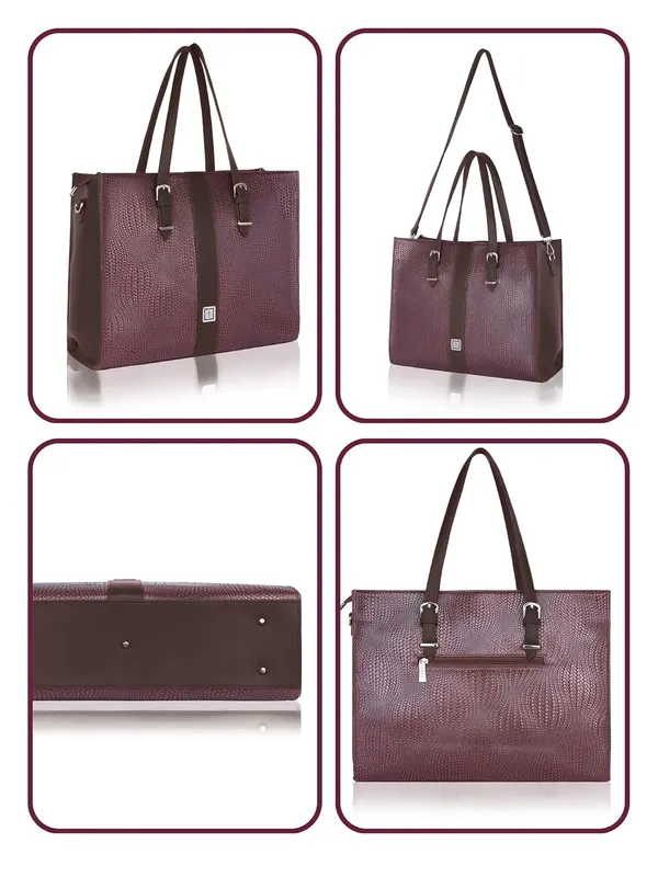 Multicolor_Business_Tote_Bag_|_Premium_Vegan_Leather,_Spacious_Shoulder_Bag_For_Office,_Travel_&_College_|_Fits_Up_To_15"_Laptop