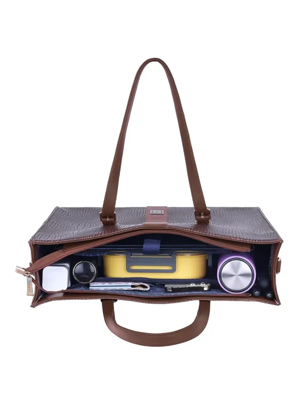 Multicolor_Business_Tote_Bag_|_Premium_Vegan_Leather,_Spacious_Shoulder_Bag_For_Office,_Travel_&_College_|_Fits_Up_To_15"_Laptop