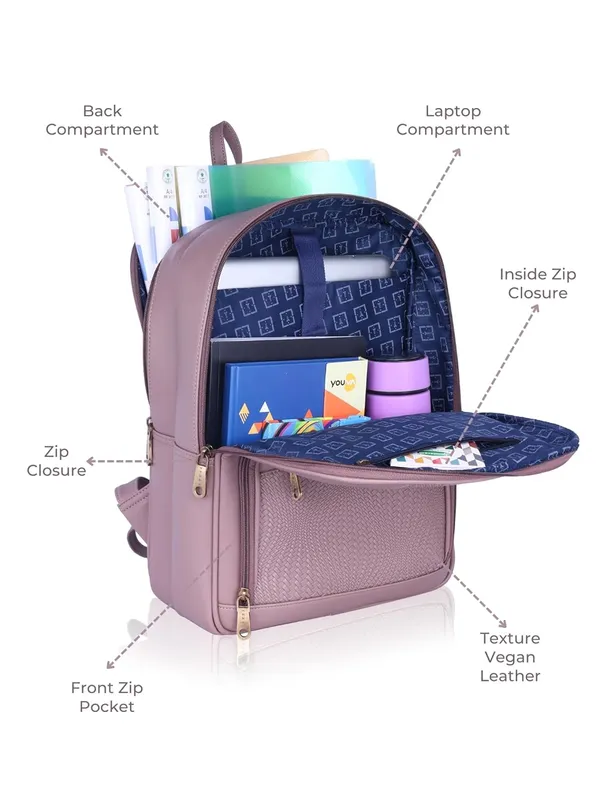 Multicolor_Aura_Premium_Designer_Vegan_Leather_Laptop_Backpack_|_Fits_15.6-Inch_Laptop,_14L_Capacity_|_Unisex_Office,_Travel,_School_Bag_(Caramel_Aura)