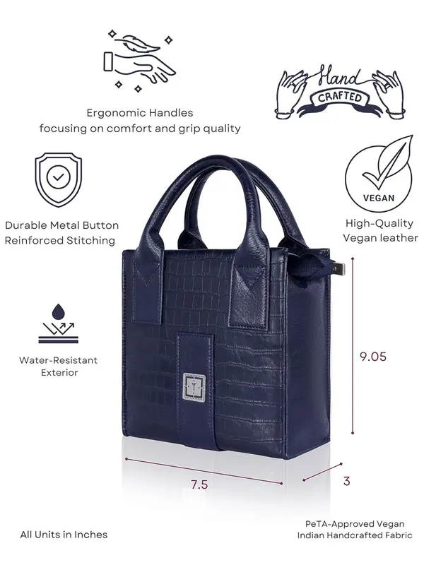 Midnight_Luxe_Bold_Mini_Women_Premium_Vegan_Leather_Box_Sling_Bag_|_Stylish_Party_Clutch_With_Card_&_Cash_Pockets_|_Elegant_Gift_For_Girls/Women_(Midnight_Luxe)