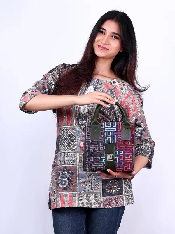 Multicolor_Bold_Mini_Women_Premium_Jute_Box_Sling_Bag_|_Stylish_Party_Clutch_With_Card_&_Cash_Pockets_|_Elegant_Gift_For_Girls/Women_(Neon_Maze)