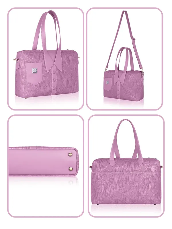 Mauve_Wave_Weave_Women_Handcrafted_Designer_Handbag_For_Women_With_Adjustable_And_Detachable_Sling_Strap_|_Vegan_Leather_Handbag_|_Perfect_For_Everyday_Office