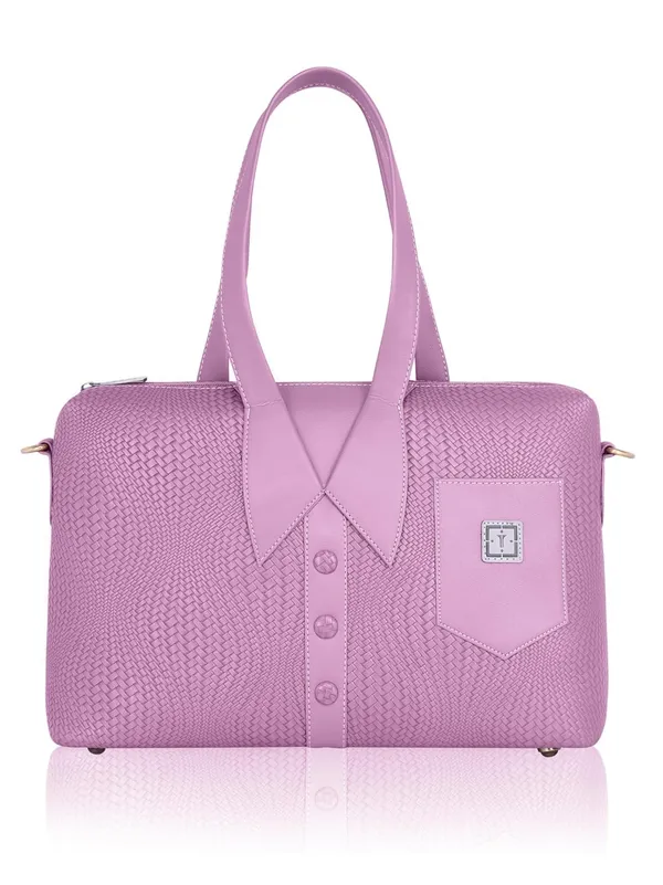 Mauve_Wave_Weave_Women_Handcrafted_Designer_Handbag_For_Women_With_Adjustable_And_Detachable_Sling_Strap_|_Vegan_Leather_Handbag_|_Perfect_For_Everyday_Office