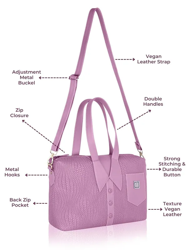 Mauve_Wave_Weave_Women_Handcrafted_Designer_Handbag_For_Women_With_Adjustable_And_Detachable_Sling_Strap_|_Vegan_Leather_Handbag_|_Perfect_For_Everyday_Office