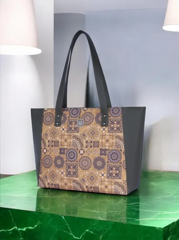 Multicolor_Women'S_Handcrafted_Jute_Tote_Bag_|_Eco-Friendly_Shoulder_&_Laptop-Compatible_Handbag_|_Perfect_For_Office,_College_&_Everyday_Style_(Olive_Plaid_Charm)