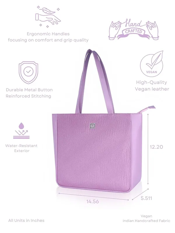 Multicolor_Mirage_Designer_Big_Tote_Bag_|_Stylish_&_Functional_Handcrafted_Shoulder_Bag_For_Mothers_&_Office_Use_|_Premium_Vegan_Leather_(Lilac_Mirage)