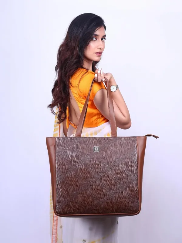 Multicolor_Mirage_Designer_Big_Tote_Bag_|_Stylish_&_Functional_Handcrafted_Shoulder_Bag_For_Mothers_&_Office_Use_|_Premium_Vegan_Leather_(Mocha_Mirage)