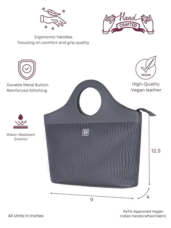 Midnight_Basket_Women_Handcrafted_Designer_Handbag_For_Women_With_Adjustable_And_Detachable_Sling_Strap_|_Vegan_Leather_Handbag_|_Perfect_For_Everyday_Office_(Midnight_Basket)