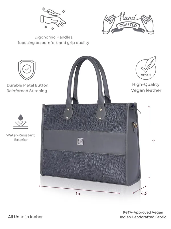 Midnight_Azure_Azure_-_Premium_Vegan_Leather_Tote_Bag_For_Women_|_Stylish_Handbag/Shoulder_Bag_With_Zip_|_Office,_Casual,_College_Use_|_Detachable_Sling,_Handcrafted_(Midnight_Azure)