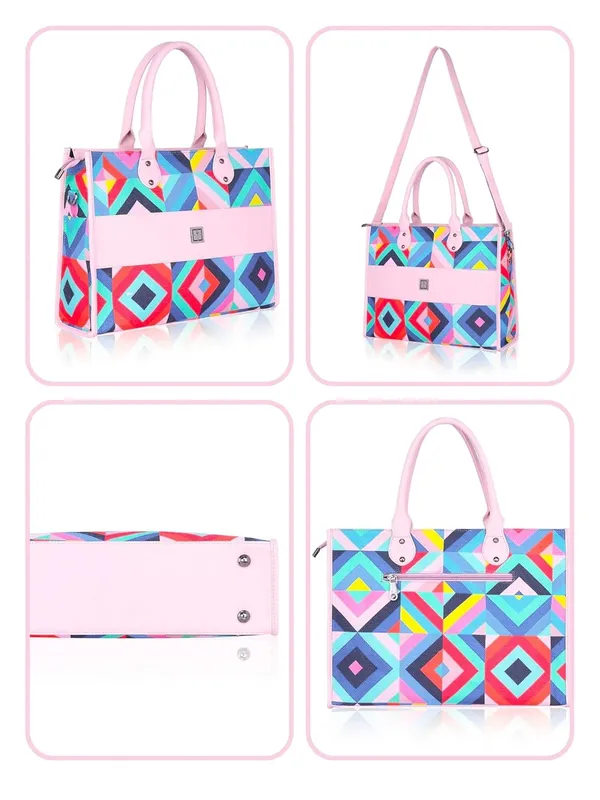 Multicolor_Azure_-_Premium_Jute_Tote_Bag_For_Women_|_Stylish_Handbag/Shoulder_Bag_With_Zip_|_Office,_Casual,_College_Use_|_Detachable_Sling,_Handcrafted_(Floral_Azure)