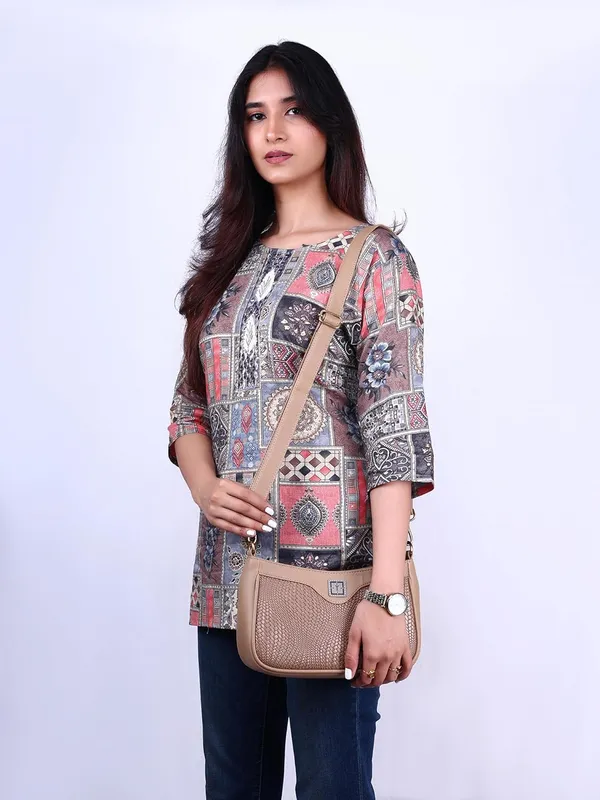 Sandstone_Luma_Women_Premium_Vegan_Leather_Box_Sling_Bag_|_Stylish_Party_Clutch_With_Card_&_Cash_Pockets_|_Elegant_Gift_For_Girls/Women_(Sandstone)