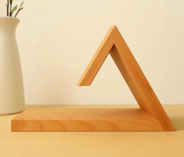 Beige_Wood_Triangle_Book_Stand__Unique_design_with_natural_wooden_aesthetic