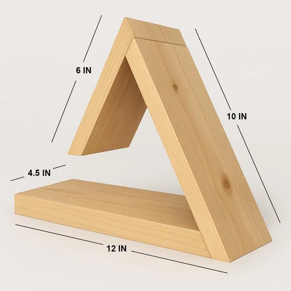 Beige_Wood_Triangle_Book_Stand__Unique_design_with_natural_wooden_aesthetic