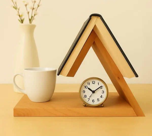 Beige_Wood_Triangle_Book_Stand__Unique_design_with_natural_wooden_aesthetic