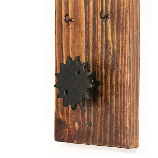 Wood_&_Metal_Helmet/Jacket_Hanger__Heavy-duty_wall_mount_with_multi-purpose_hooks