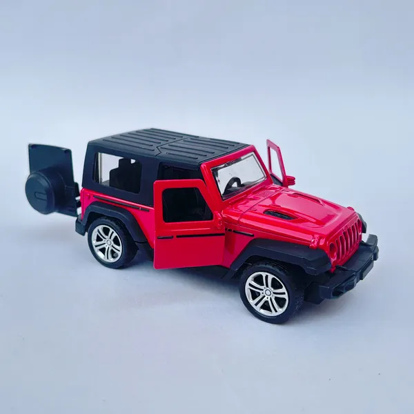 Mahindra_Thar/Jeep_Die-Cast_Metal_Toy_for_Kids_|_Pull_Back_Action_Miniature_Scaled_Model_Toy_Car_(Red)