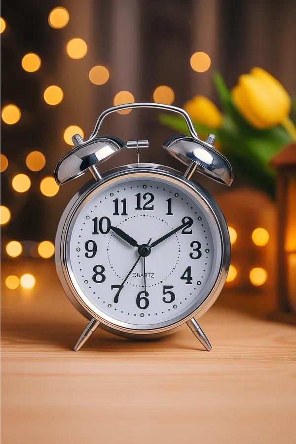 Silver_Metal_Kids_LED_Alarm_Clock__Child-friendly_LED_night_light_and_alarm_combo