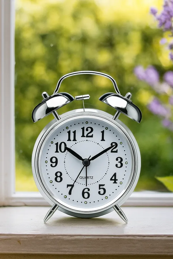 Silver_Metal_Kids_LED_Alarm_Clock__Child-friendly_LED_night_light_and_alarm_combo