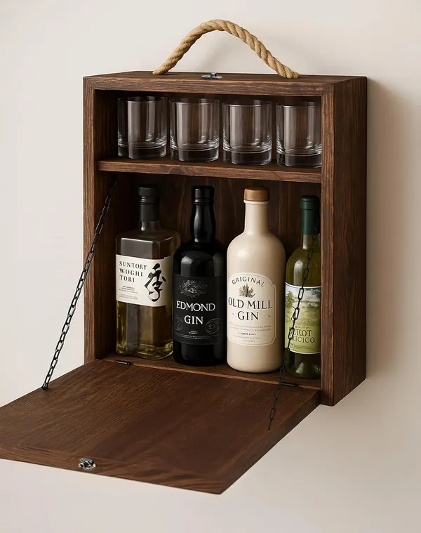 Brown_Wood_Murphy_Bar_Shelf__Fold-down_wall-mounted_liquor_cabinet