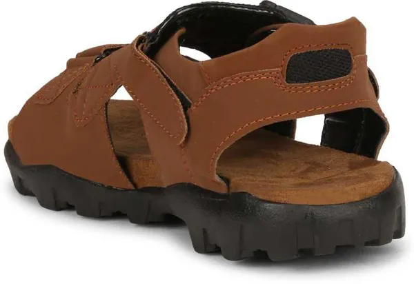 Tan_Synthetic_Leather_Party_Sandal_For_Men