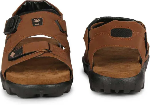Tan_Synthetic_Leather_Party_Sandal_For_Men