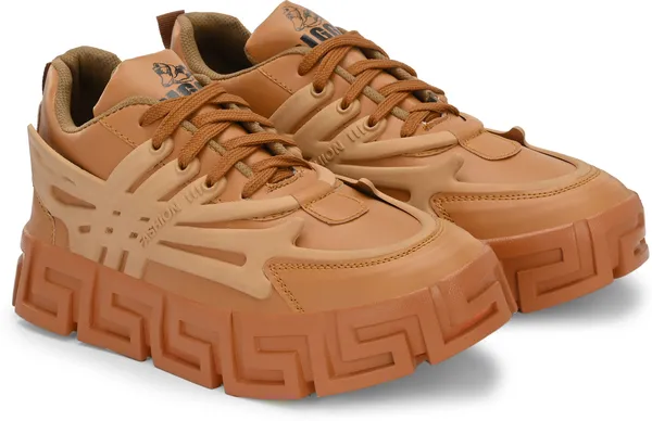Beige_Mesh_Casual_Sneakers_Shoes_For_Men