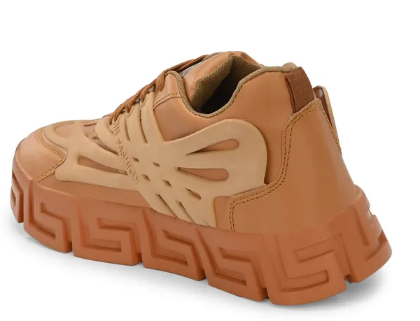 Beige_Mesh_Casual_Sneakers_Shoes_For_Men