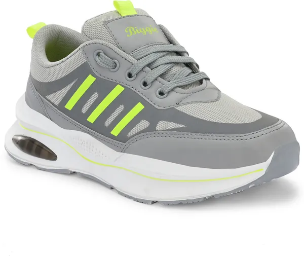 Grey_Mesh_Casual_Clogs_Shoes_For_Men
