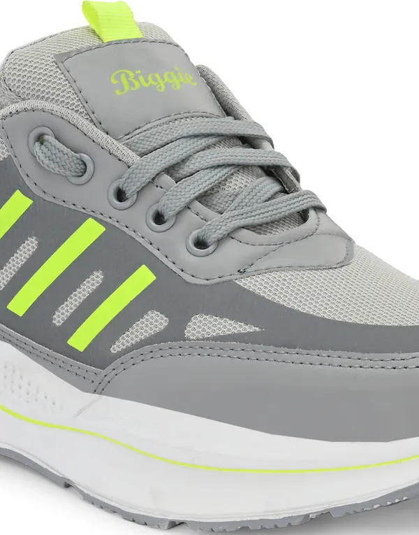 Grey_Mesh_Casual_Clogs_Shoes_For_Men