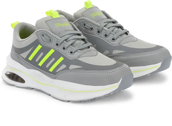 Grey_Mesh_Casual_Clogs_Shoes_For_Men
