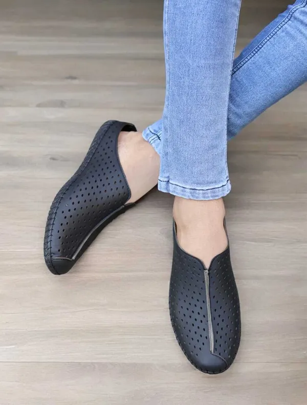 Black_Mesh_Casual_Casuals_Sandals_For_Men